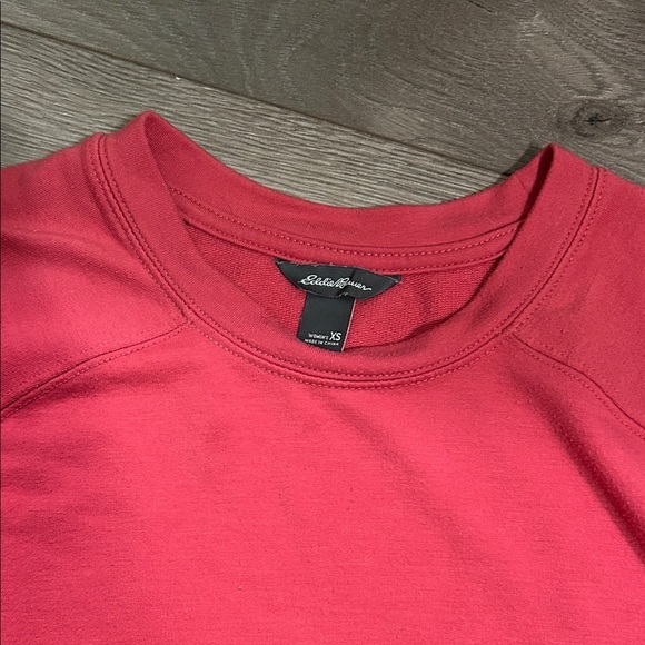 Eddie Bauer Red Long Sleeve Top - Picture 2 of 4